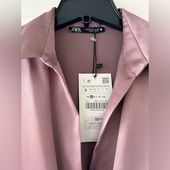 Brand New with tags- Zara silk like dress - Picture 3 of 5